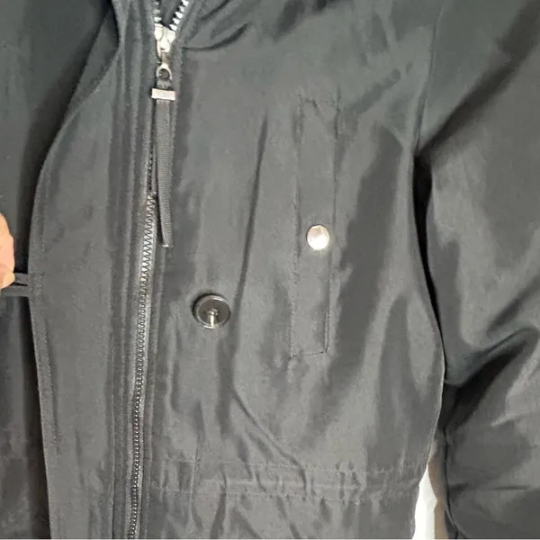 Vera Moda Womens Black Parka Coat Size Small - Image 6