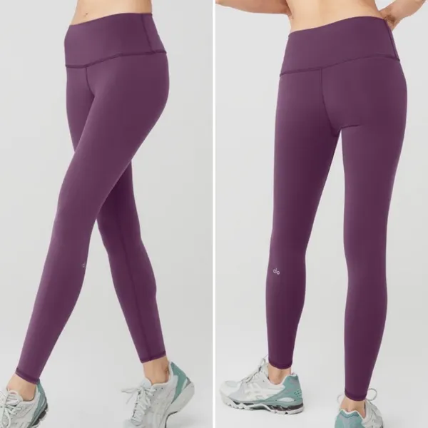 Alo Purple Yoga Pant Leggings Size Small - Image 2