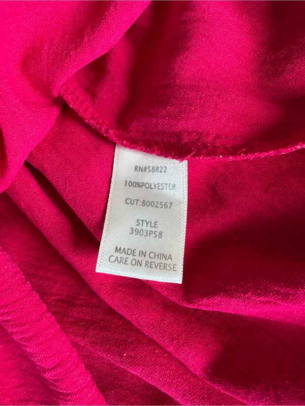 Max Studio Red Tiered Maxi Dress Size Small - Image 8