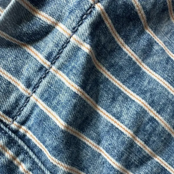 Women’s American Eagle pinstriped denim shorts - Image 4