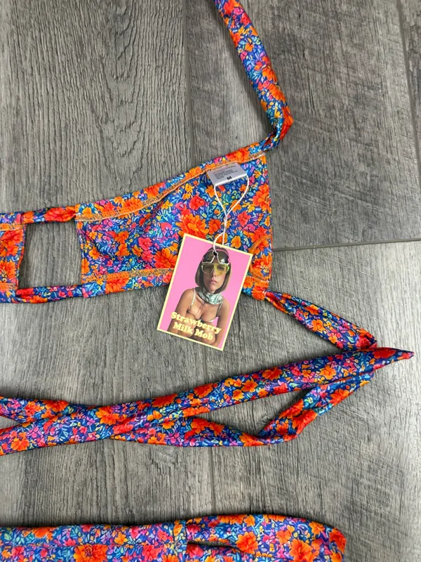 Strawberry Milk Mob Apres Bikini Set Pink Size M - Image 10
