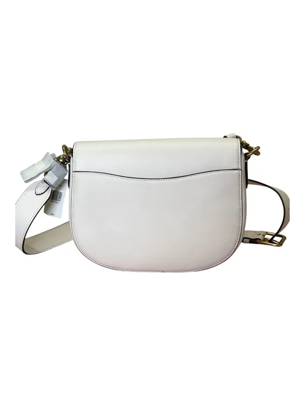 Coach Harley Crossbody Bag CM705 Glovetanned Leather Brass/Chalk NWT - Image 9
