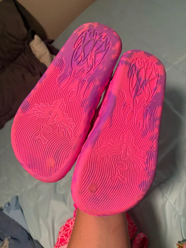 Puma Marbled Pink Slip-On Clog - Image 3