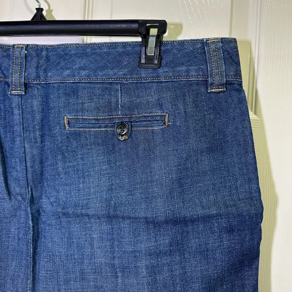 GAP Y2K Denim Skirt Mini Jean Skirt Size 18 Medium Wash - Image 5