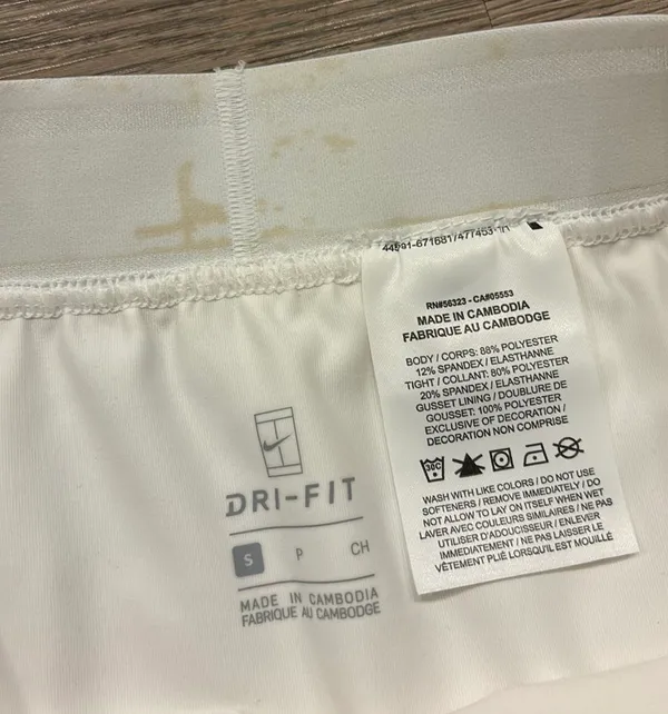 Nike White Tennis Golf Skirt Skort - Image 4