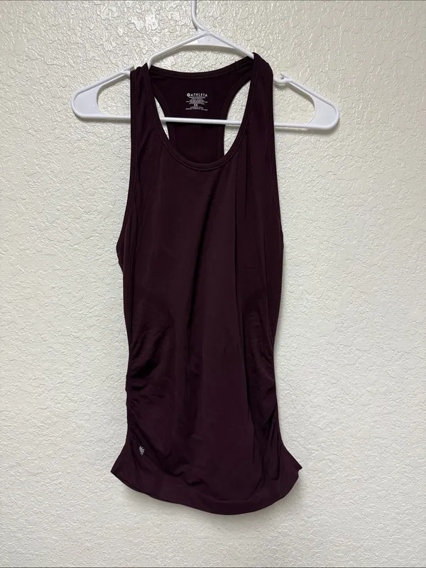 ATHLETA Speedlight Seamless Tank Top - Deep Wine Size XS - Image 2