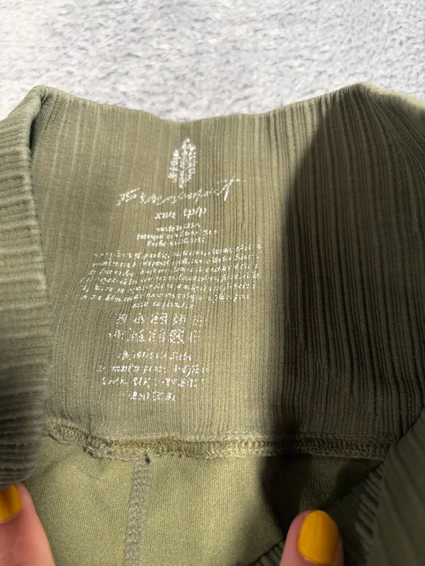 Free People movement FP Olive green Leggings XS/S - Image 5