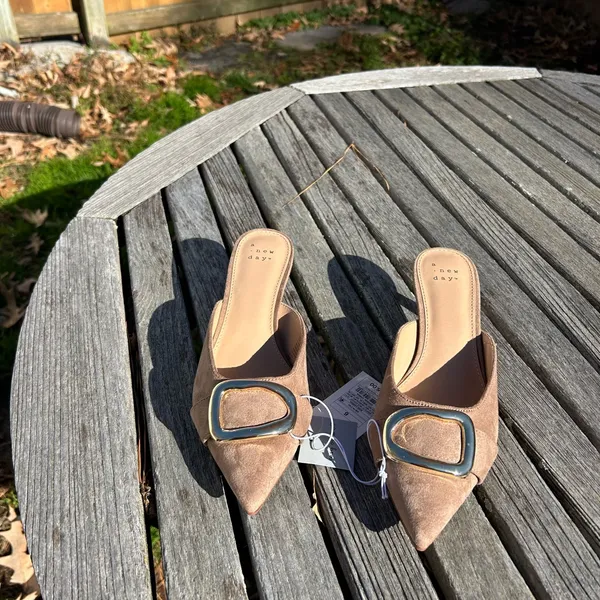 Women’s Larissa‎ Pointed Toe Mule Heels – A New Day size 6 classy casual - Image 2