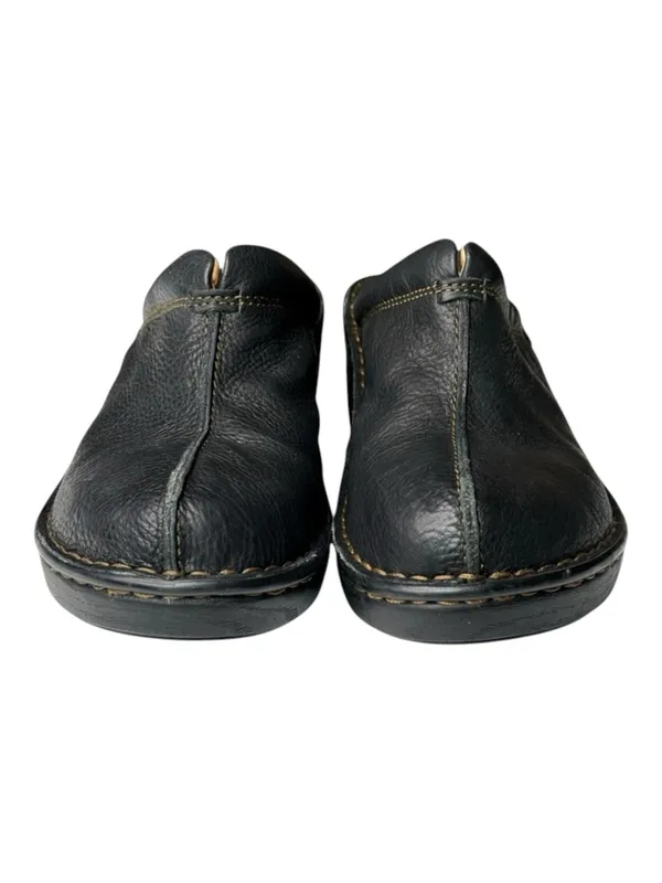 Born ★ Mount II Leather Open Back Comfort Clogs ★ Black Leather ★ 10M ★ Worn 1X - Image 11