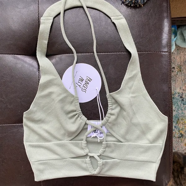 Princess Polly Green Raddix Halter Top - Image 4