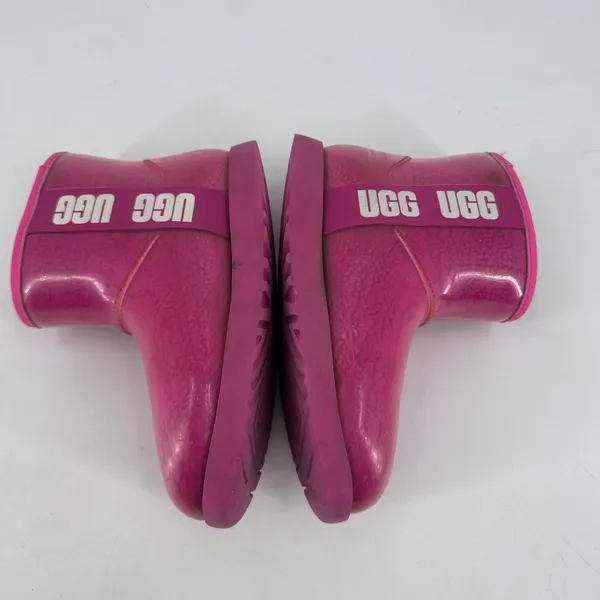 UGG Australia‎ Women's Pink Jelly Rain Boots Size 7 - Image 4
