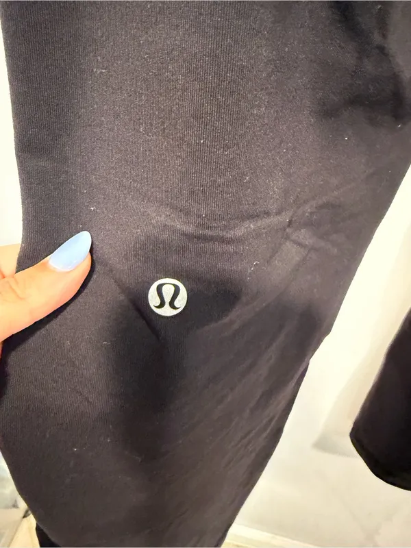 Vintage Lululemon wide leg‎ black leggings - Image 3