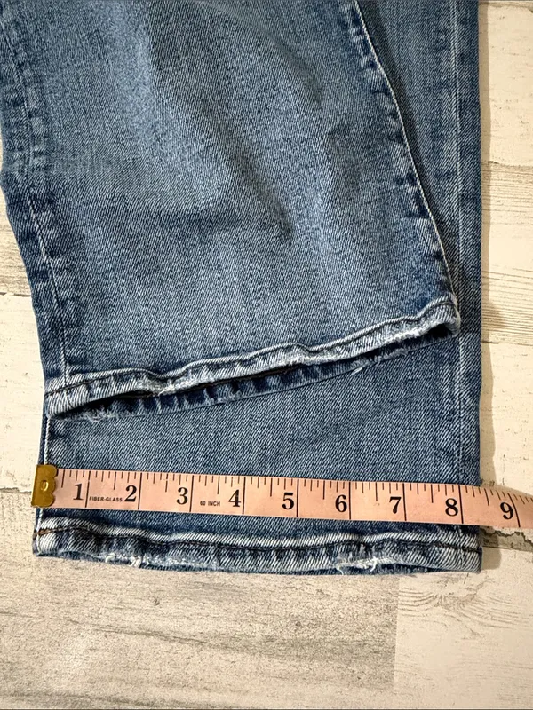 Madewell Slim Wide Leg Crop Jeans Size 28 - Image 13
