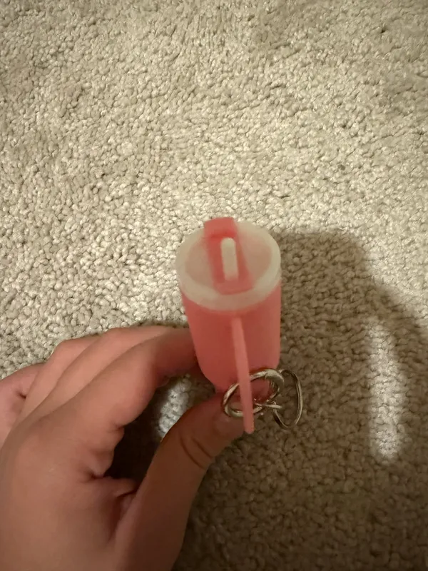 Mini Stanley keychain Pink - Image 2