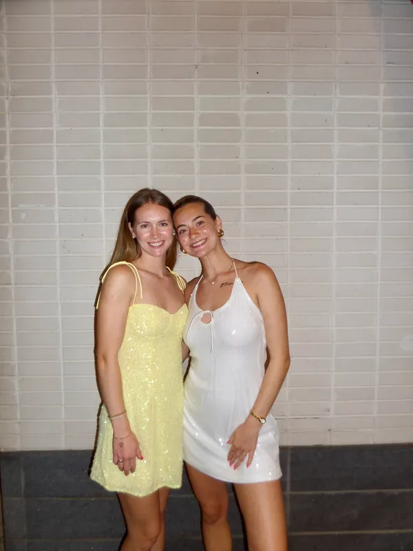 Beginning Boutique yellow sequence dress - Image 2