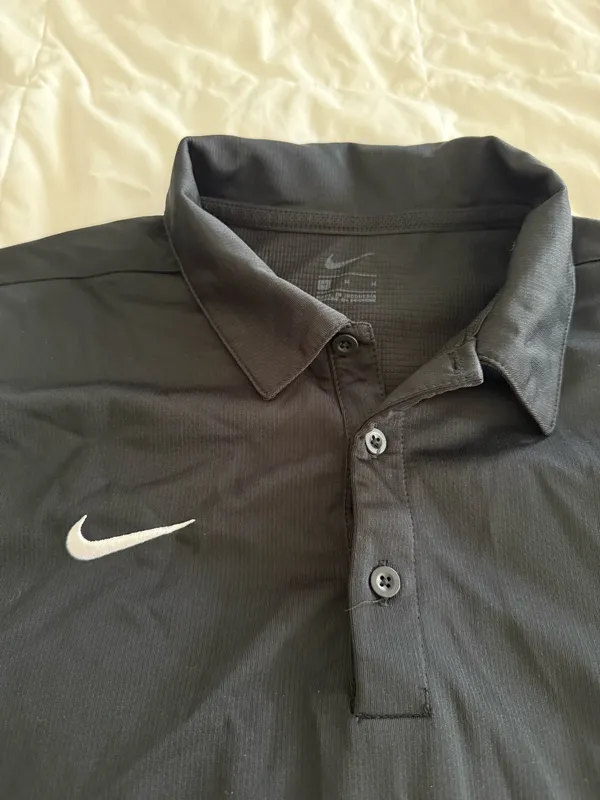 Black Nike polo - Image 3