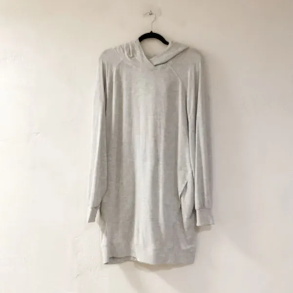 Lululemon Seek Stillness Hoodie in Heathered Core Ultra Light Grey M/L - Image 2