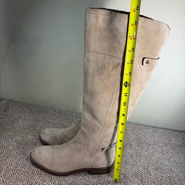 Sarto by Franco Sarto Coley Knee High Riding Boot Sz 7M Suede Leather Boho Party - Image 10