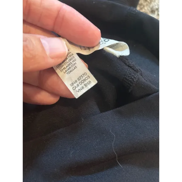 Alo Yoga Avenue High Waist Moto Ribbed‎ Leggings Black Small W5541R - Image 8