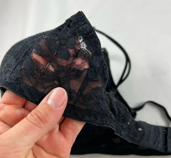 36B black lace padded push up bra Size undefined - Image 3