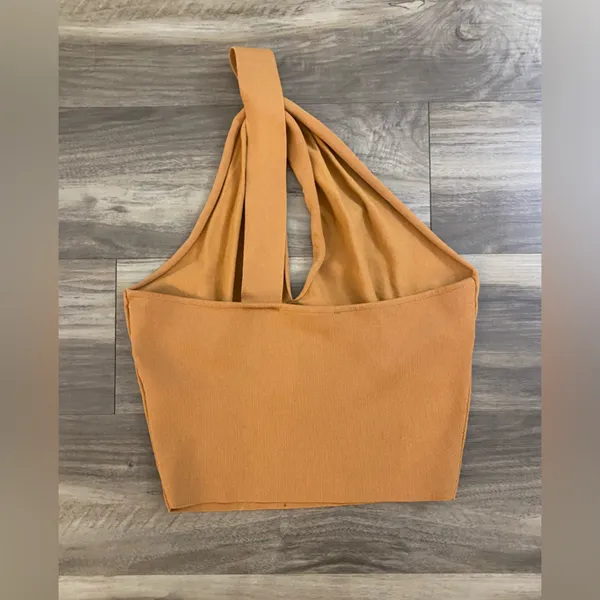 Gold Zara Crop Top in M - Image 2