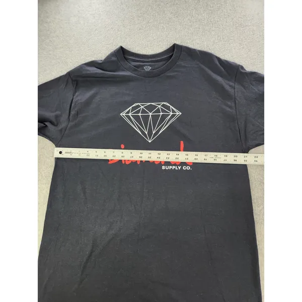 Diamond Supply Co. Women's Logo Shirt Top‎ Skateboarding Life Black Sz Large - Image 4