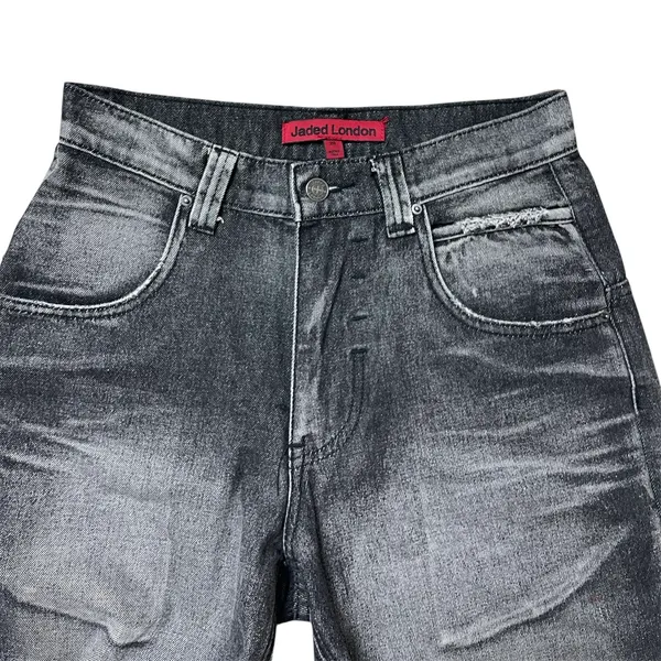 Jaded London | Baggy Angel Wings Studded Black Ethereal Colossus Jeans - Image 7