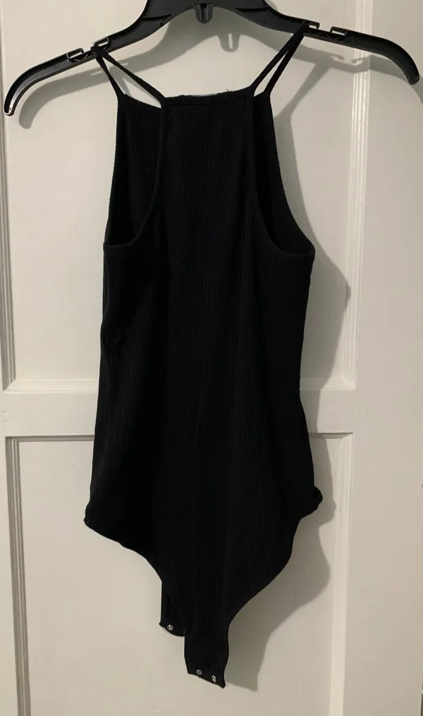 Black Tank Bodysuit Size M - Image 2