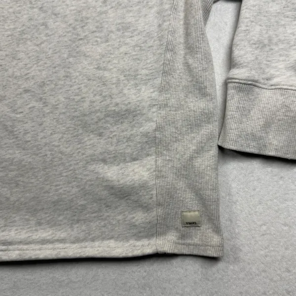 Vuori Restore Oversized Crewneck Sweatshirt Heather Gray XS - Image 2