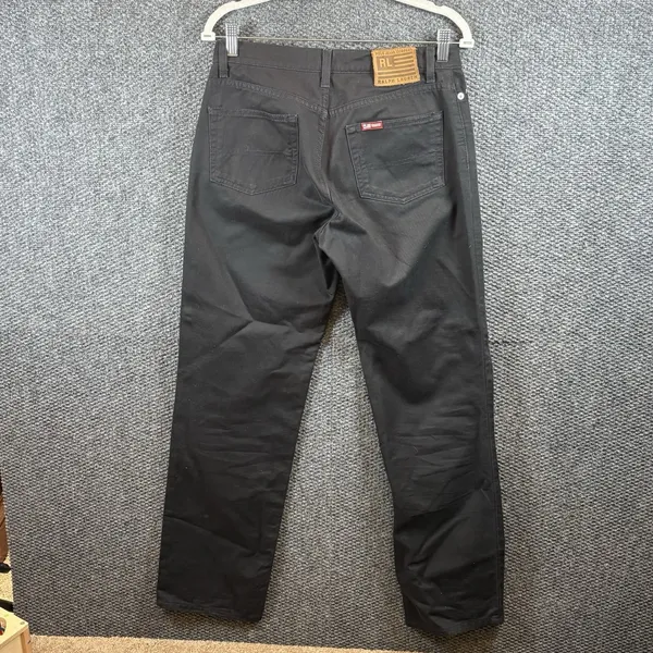 Polo Ralph Lauren Saturday‎ Jeans Womens Black Denim Straight Leg 4x31 - Image 2
