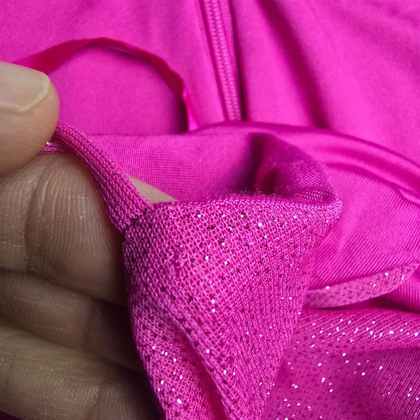 Superdown Sydney Glitter Mini Dress Hot‎ Pink Cami Straps Bodycon Party Size M - Image 8