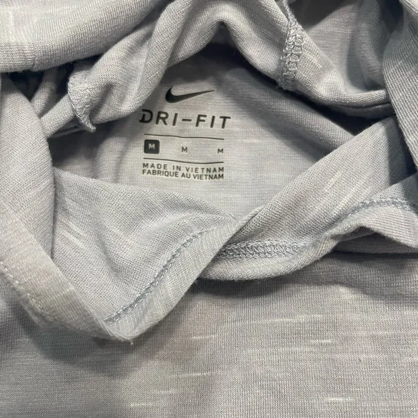 Nike Women's Light Gray Hoodie Sweatshirt - Image 2
