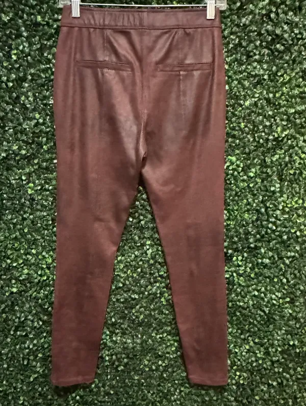 Free People MIDNIGHT VEGAN FAUX SUEDE LEGGINGS - Image 8