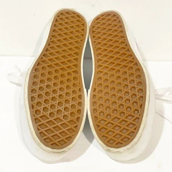 Vans x Free People Size‎ 5 Old Skool Stackform Checkerboard Floral Sneakers - Image 7