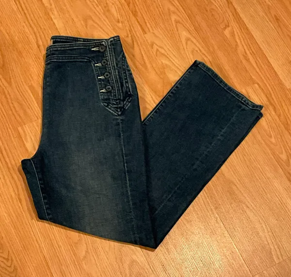 Mother Sailor Tripper High Rise Bootcut Cropped Flare Jeans 30 - Image 2