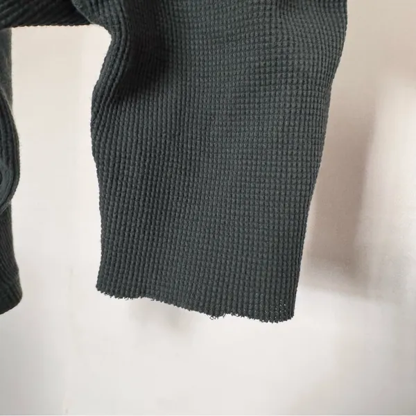 Skims Waffle Spruce Green Short Sleeve Top - Image 7