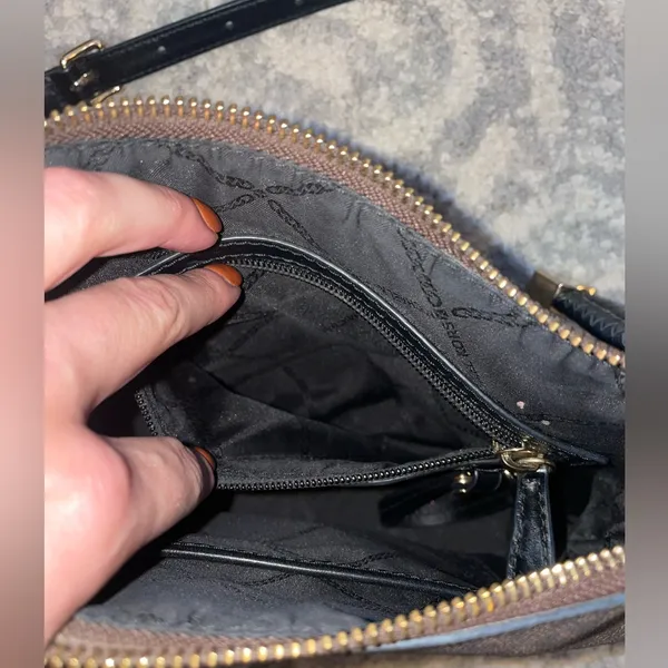 Michael Kors Dark Brown Crossbody Bag - Image 6