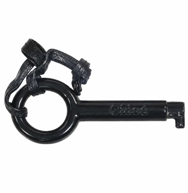 CHLOE Replacement Black Leather / Black Metal Large Lock & Black Large Key - Image 5