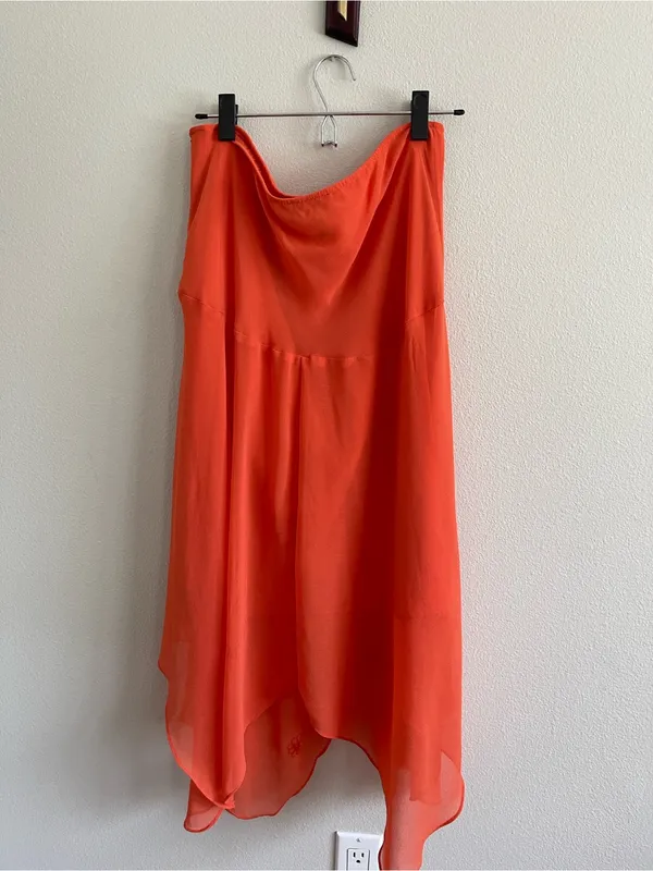 metrostyle Coral Asymmetrical Beaded Skirt - Image 5
