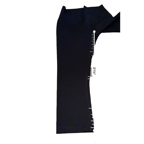 Lululemon Wunder Under Crop 21‎ Womens 6 Black Full On Luxtreme High Rise - Image 9
