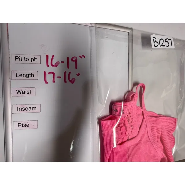 Abercrombie &‎ Fitch Y2K Vtg Cami Tank Top Women XS Pink Lace Coquette Halter - Image 5