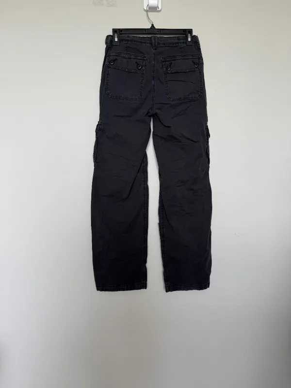 American Eagle Vintage Y2K Grunge Dark Gray Cargo Pants - Image 6