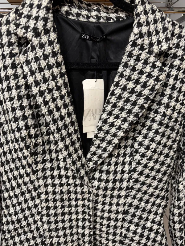 ZARA Houndstooth Blazer Dress - Image 2