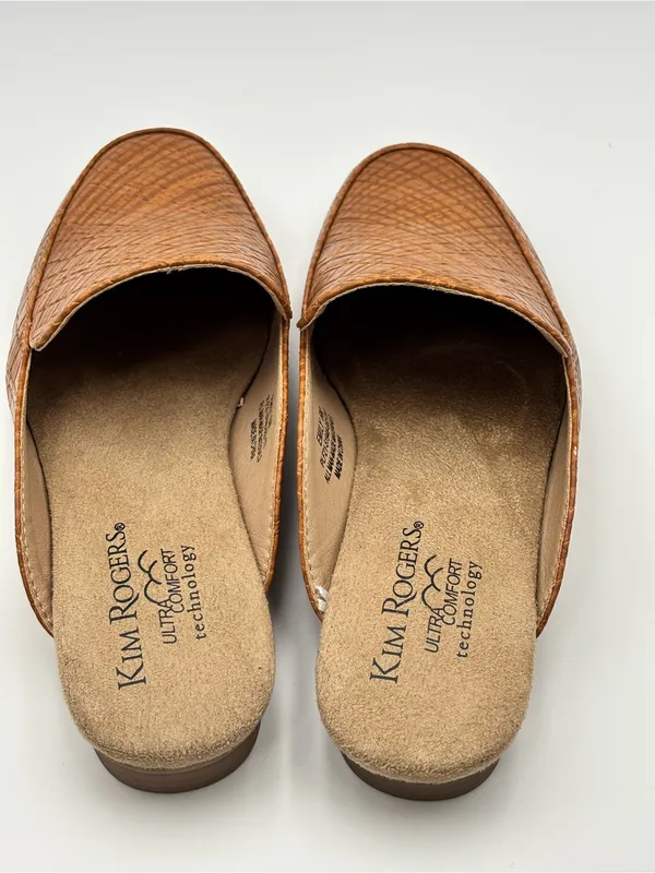 Kim Rogers EMILY Tan Faux Leather Slip-On Loafers Size 6M - Image 5