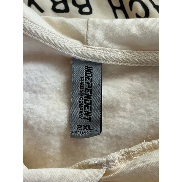 Zach Bryan Buckeye Country Superfest‎ 2024 Hoodie Cream 2XL Independent PRM2600C - Image 6