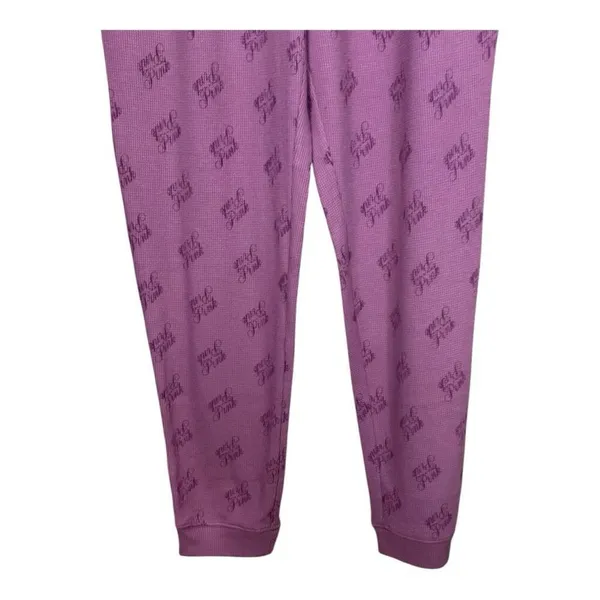 Pink Thermal Jogger sleep pant size medium - Image 3