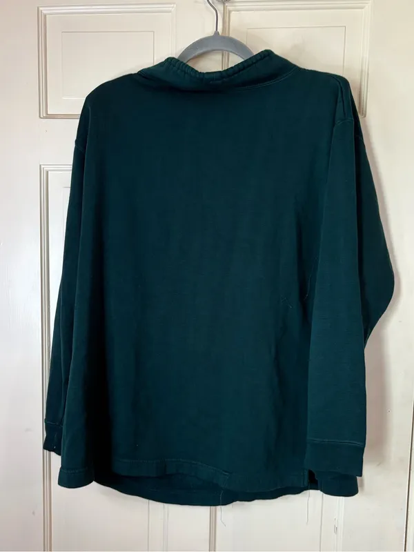 Vintage Fashion Bug Green Sweatshirt with Bear Embroidery 14/16 Grandmacore Top - Image 6
