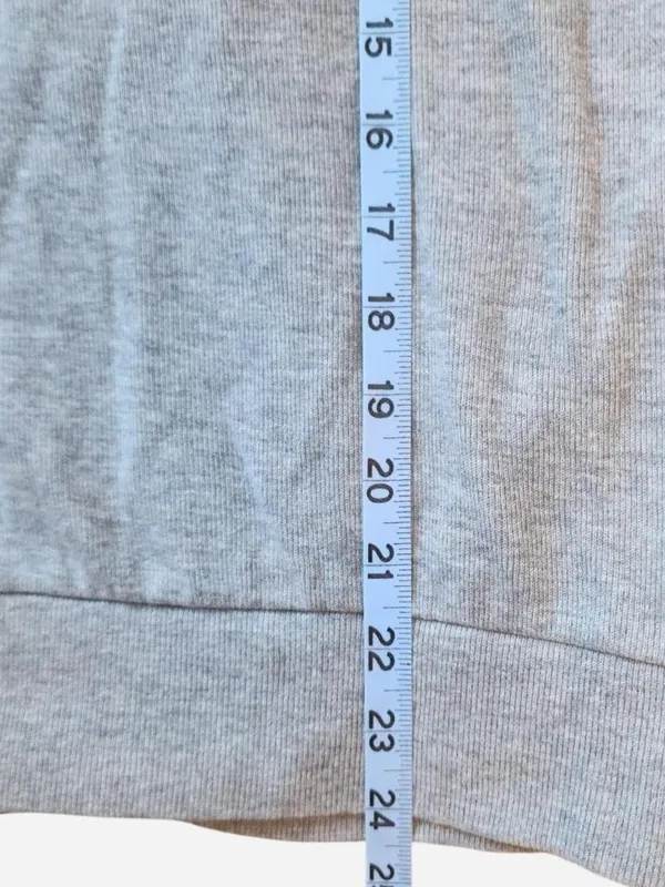 U.S. Polo Assn. light grey quarter zip sweatshirt - size medium - Image 7