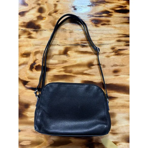 LODIS Black Women Leather, Lined, Crossbody Handbag‎ Shoulder Strap Designer - Image 10