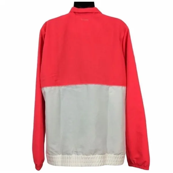 Adidas Club Track Jacket XL Pink White Full Zip NWT - Image 6